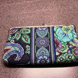 Vera Bradley Multicolor Paisley Clutch